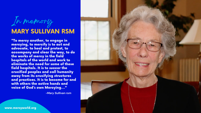 Celebrating the life of Mary C. Sullivan, rsm
